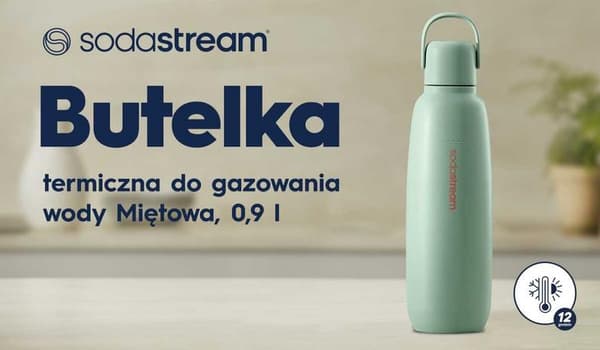 SODASTREAM Fizz&Go termosflaska 900ml Mintgrön