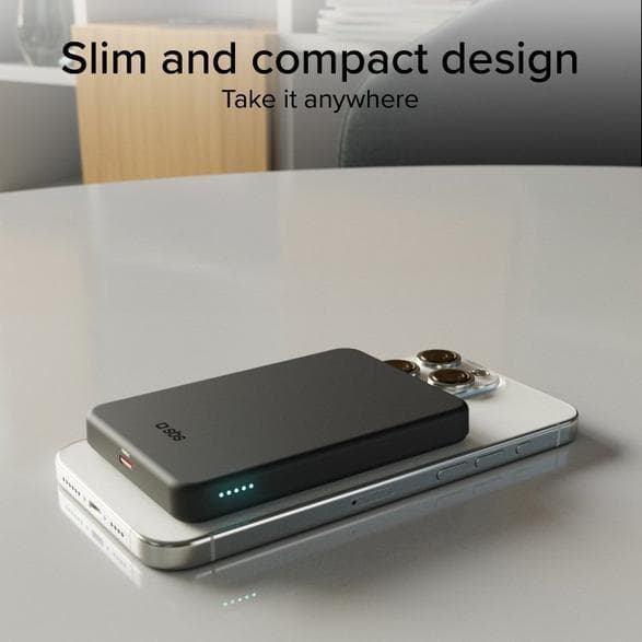 Powerbank SBS 5000 mAh MagSafe Qi2 TEBB5000QI2 Svart
