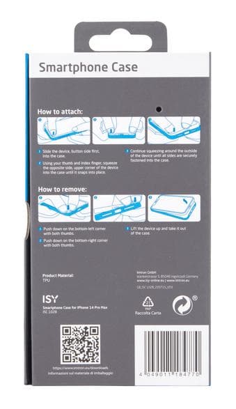 ISY ISC-1025 Skal till iPhone 14 Pro Max Transparent