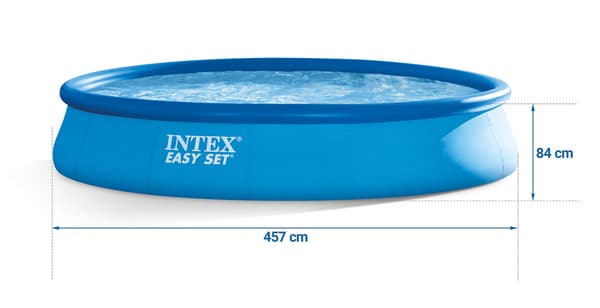 Trädgårdsutbyggnadspool 457 x 84 cm 4-i-1 INTEX 28158