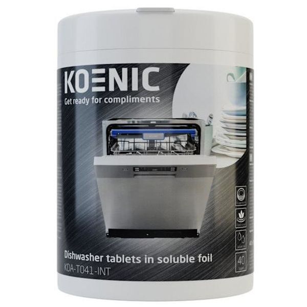 KOENIC KDA-T041-INT diskmaskinstabletter 40 stycken