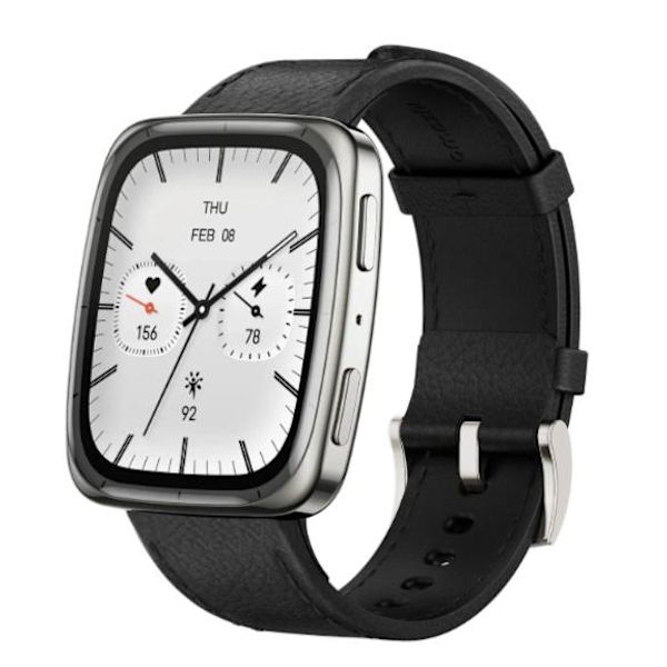 AMAZFIT Active 2 Square Smartklocka Svart och Silver