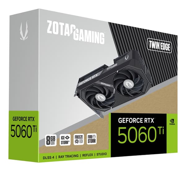 Karta graficzna ZOTAC GAM RTX 5060 Ti Twin Edge 8