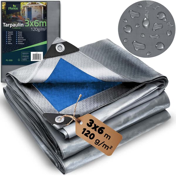Plandeka 300 x 600 cm 120 g/m2 Plonos PL-500