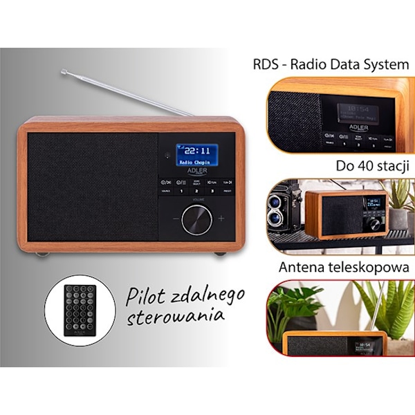 Radio DAB  ADLER AD 1184