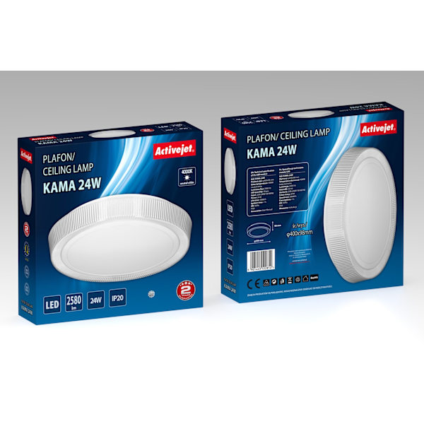 Plafon LED Activejet AJE-KAMA 24W