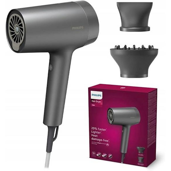 PHILIPS BHD713/10 Grå hårtork