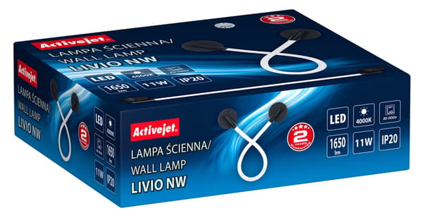 Lampa ścienna LED Activejet AJE-LIVIO NW b.neutral