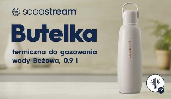 SODASTREAM Fizz&Go termosflaska 900ml sand