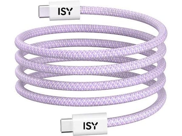 USB Typ C-kabel ISY IUC-5400-PR 1m Magnetisk Lila