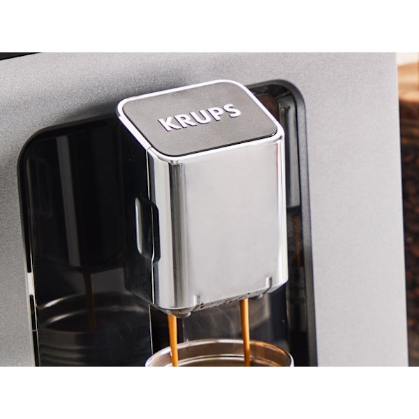 KRUPS Evidence Hot & Cold EA898GF0 Grå espressomaskin