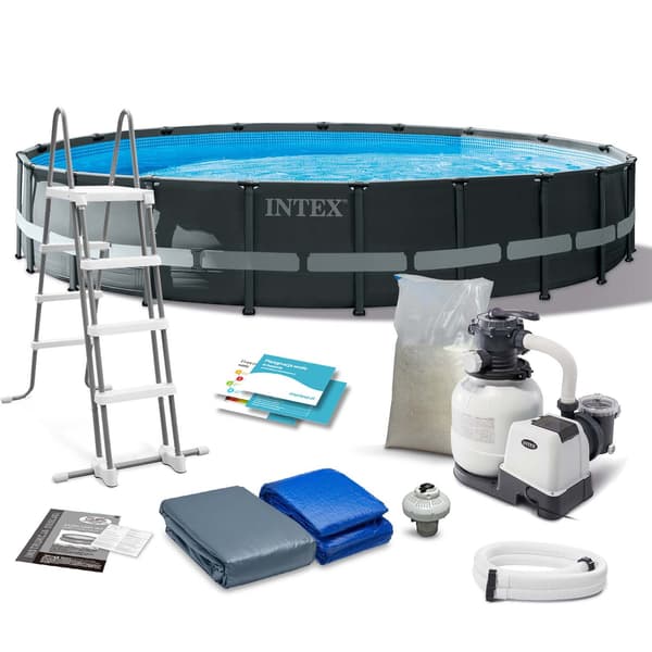 Trädgårdspool med ram 610 x 122 cm 12-i-1 INTEX 26334
