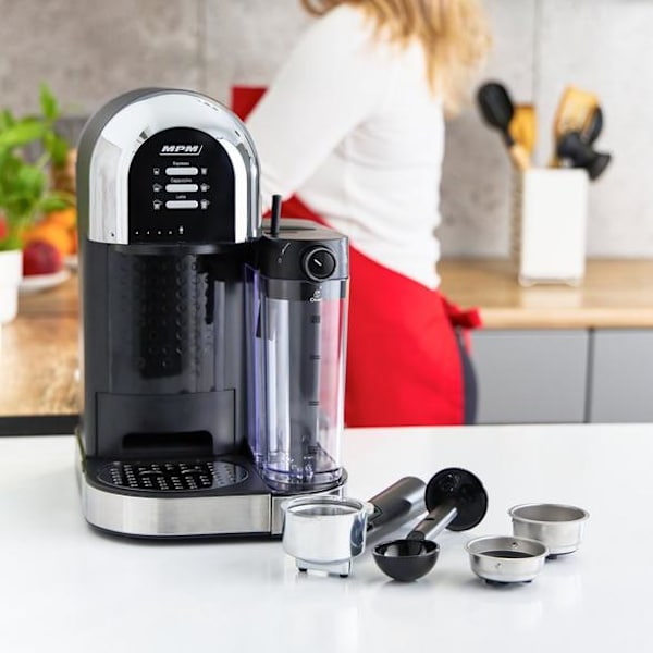 MPM MKW-12M kolvmaskin med espresso
