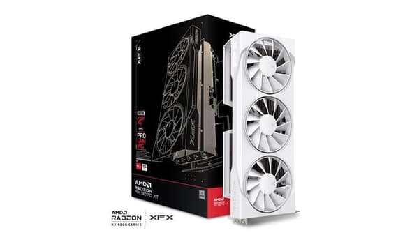 Karta graficzna XFX Swift RX 9070XT White 3-FAN 16GB