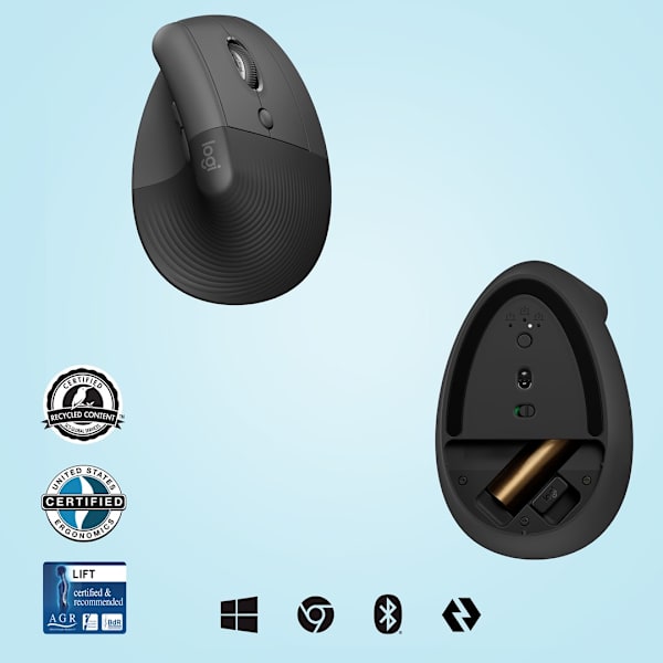Mysz LOGITECH LIFT Bluetooth Graphite