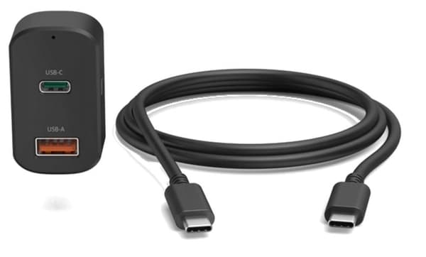 HAMA Billaddare 65W USB-C + USB-A 200018 Svart