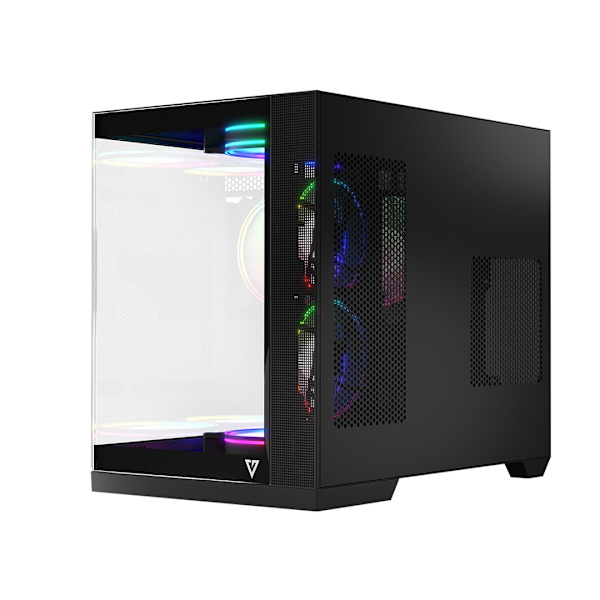 MODECOM OBUDOWA VOLCANO PANORAMA ARGB 3F MIDI BLK