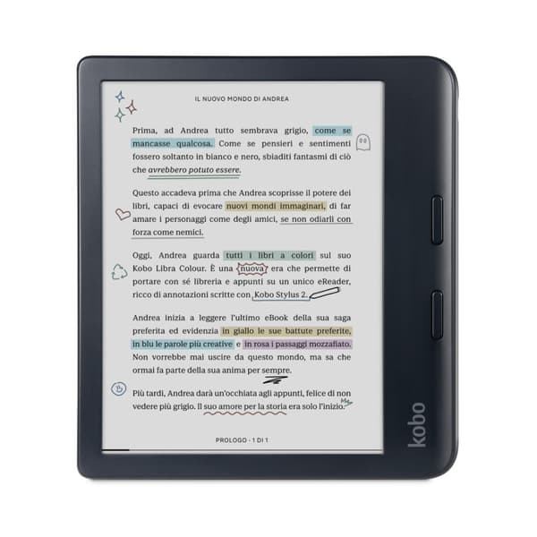 Ebook Kobo Libra Colour 7 EInk Kaleido3 32GB Black
