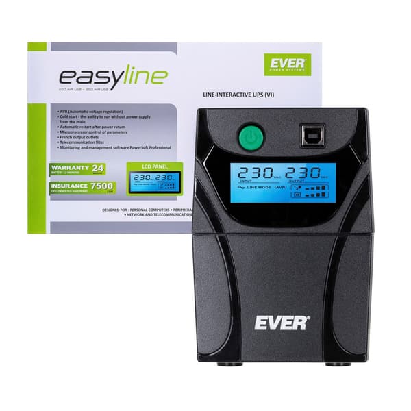 UPS EVER EASYLINE 650AVR USB