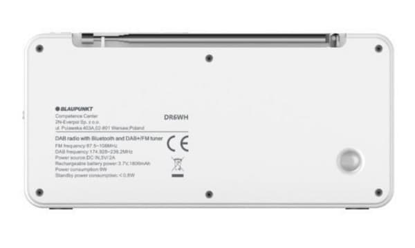 BLAUPUNKT DR6WH bärbar radio