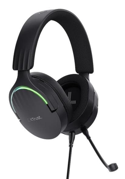 TRUST GXT 490 Fayzo Svarta Hörlurar