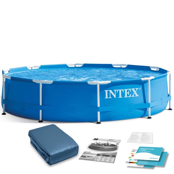 Trädgårdspool med ram 305 x 76 cm 6-i-1 INTEX 28200