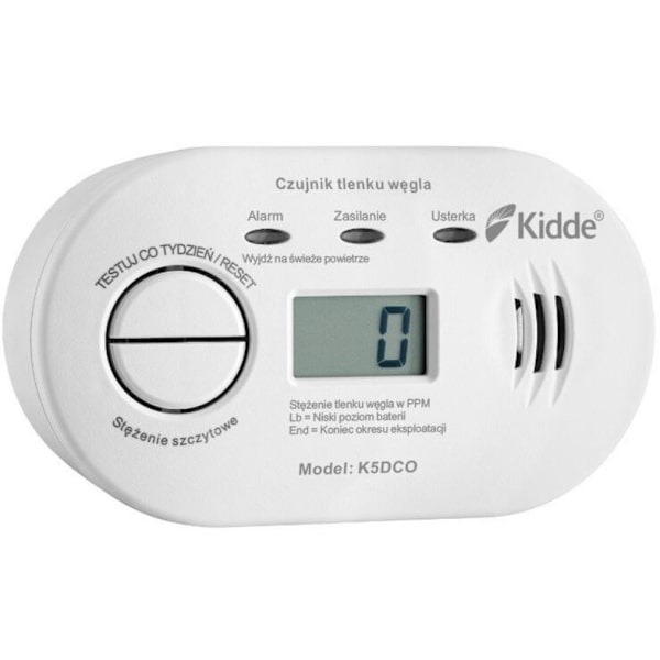 Kidde K5DCO DPM Kolmonoxidsensor med LCD-skärm