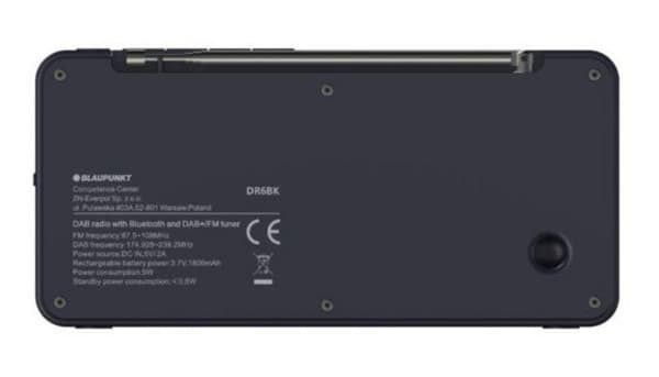BLAUPUNKT DR6BK bärbar radio