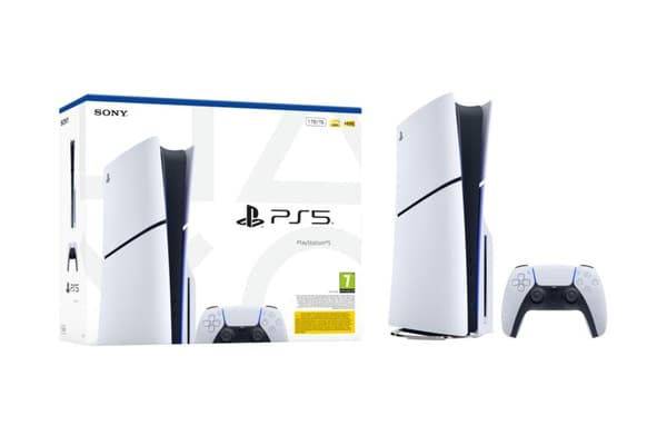 SONY PLAYSTATION 5 Slim 1TB E-chassikonsol vit och svart