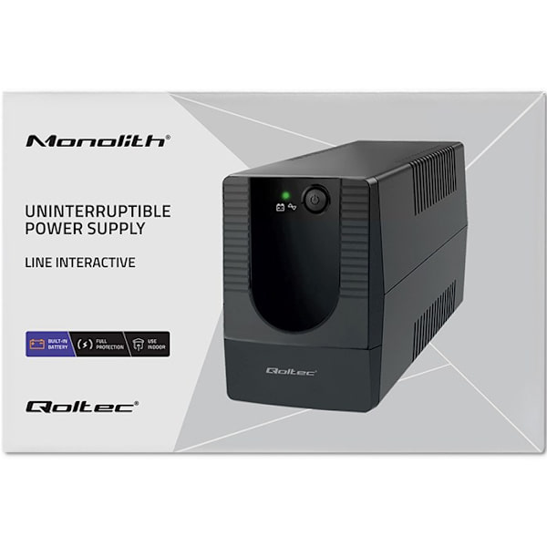 QOLTEC ZASILACZ AWARYJNY UPS LINE INTERACTIVE