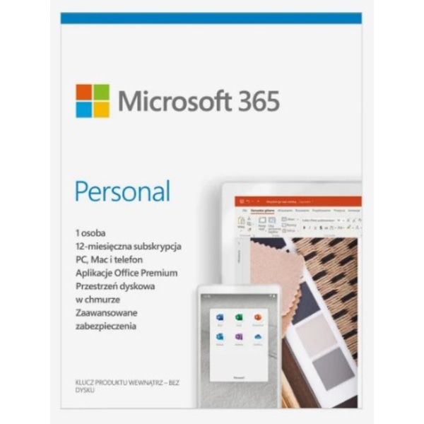 Microsoft 365 Personal PL P10 1Y 1User/5Devices Box
