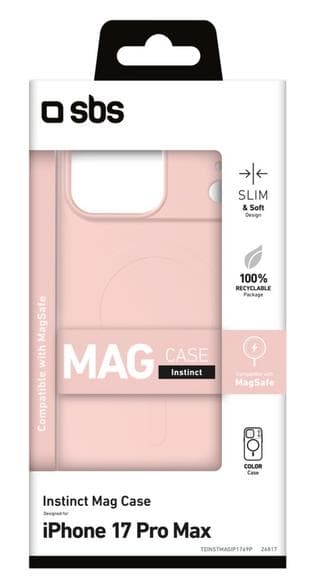 SBS Instinct Mag-skal till iPhone 17 Pro Max TEINSTMAGIP1769P Rosa