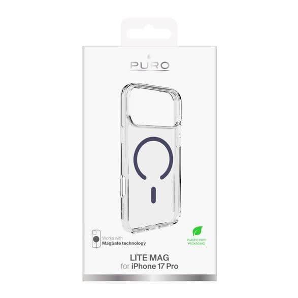 SBS Lite Mag-skal till iPhone 17 Pro – transparent blått