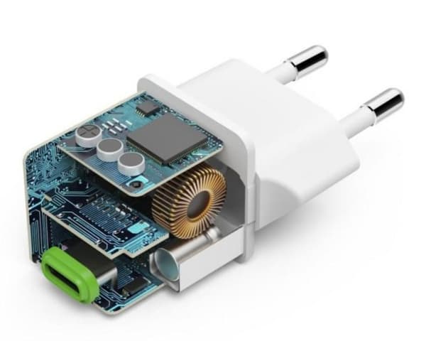 HAMA Supermini Power Delivery (PD)/Qualcomm 2.0/3.0 20W Väggladdare Vit
