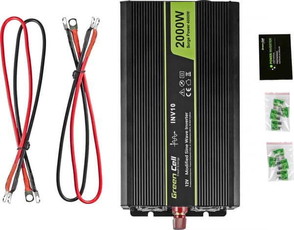 GREEN CELL PRZETWORNICA INV10 12V-230V 2000W/4000W