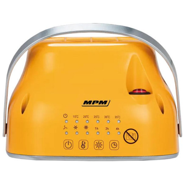 MPM MUG-22/P Värmefläkt Gul 1500 W