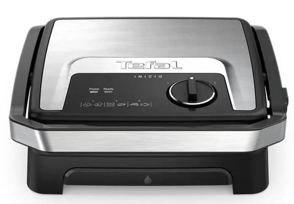 TEFAL GC272D10 INICIO ADJUST RELIFT Grill Silver-Svart 2000 W