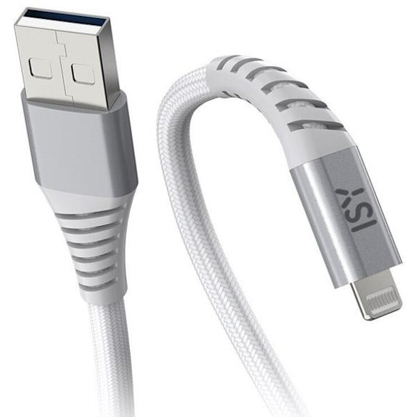 ISY ICN-5000-WT-AL USB-A till Lightning-kabel 2m