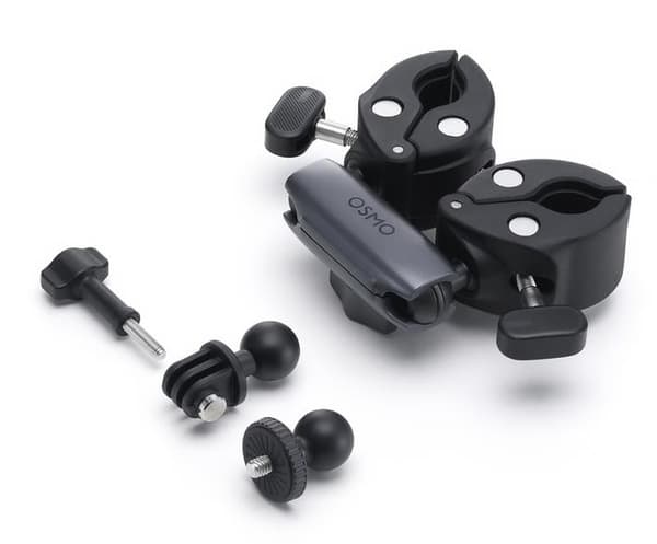 DJI Osmo 360 Dubbel Kraftig Klämma Svart