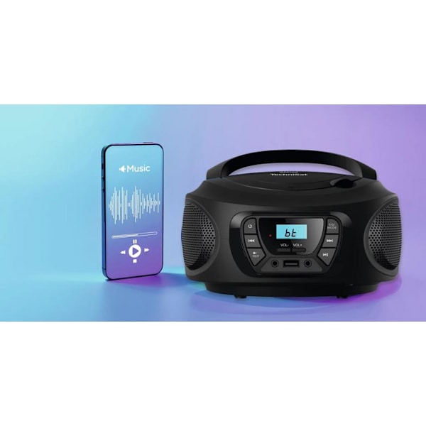 TECHNISAT Viola CD-100 Svart radiospelare