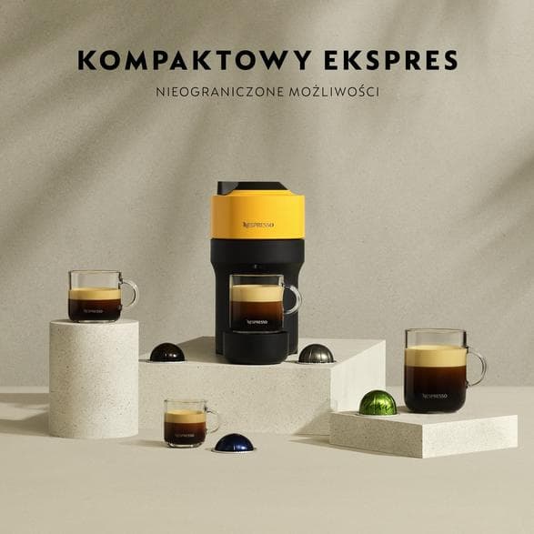 DE LONGHI-NESPRESSO ENV90.B Vertuo Pop kapselmaskin