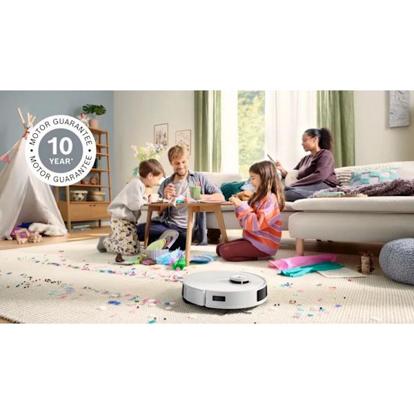 BOSCH BCRC1W Vit dammsugare och mopprobot