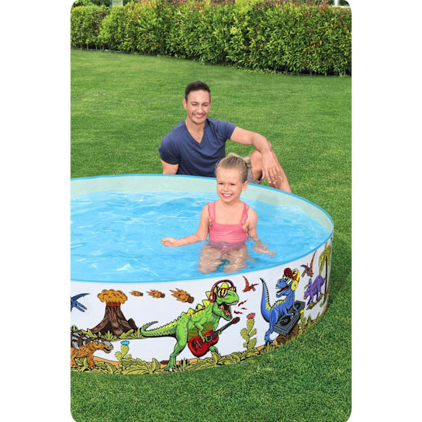Dinosaurier trädgårdspool 244 x 46 cm Bestway 55001