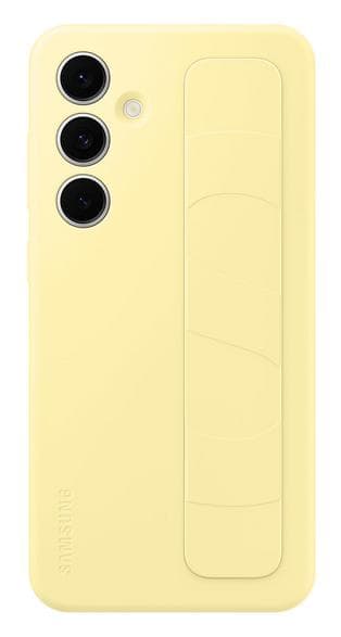 SAMSUNG Standing Grip-skal till Galaxy S24 FE Gult