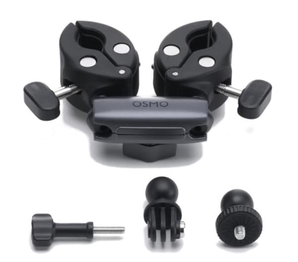 DJI Osmo 360 Dubbel Kraftig Klämma Svart