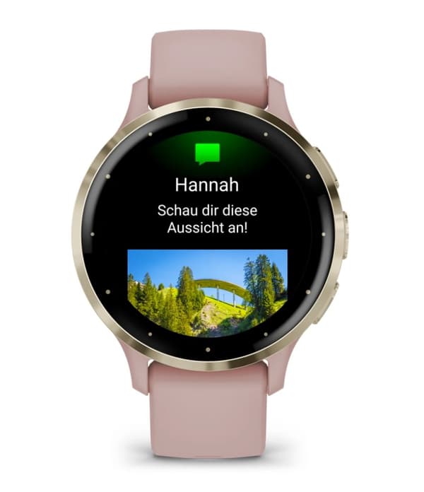 Garmin Venu 3S GPS Wi-Fi Dust Rose   Soft Gold