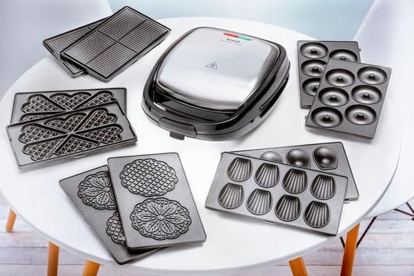 TEFAL SW341D12 SDW SNACK TIME 2PL SVART/SS EE smörgåsmaskin