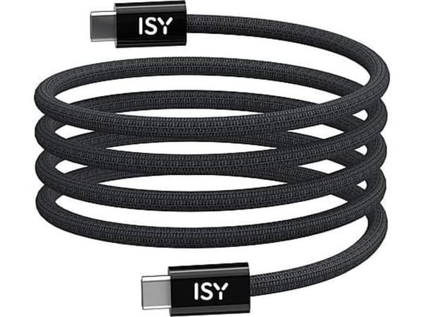 USB Typ C-kabel ISY IUC-5400-BK 1m Svart