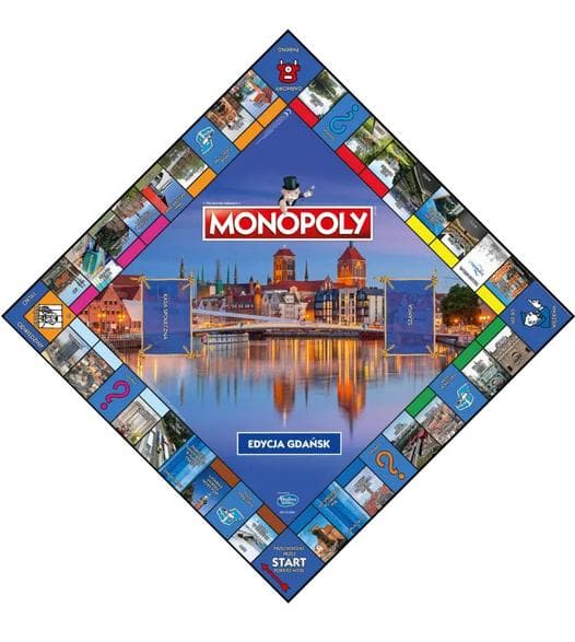 VINNANDE TRÄK Monopol Gdańsk brädspel