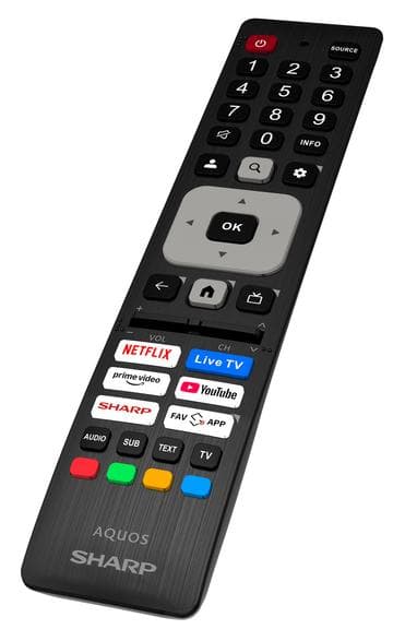 SHARP 24HF2465E 24" HD Google TV HDR LED-TV Svart